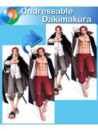 One Piece Shanks Undressable Dakimakura Hugging Body Pillow Cover
