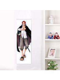 One Piece Shanks Life-Size Fabric Wall Scroll