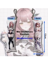 Azur Lane Cowpens Mini Dakimakura Keychain Phone Strap