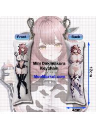 Azur Lane Cowpens Mini Dakimakura Keychain Phone Strap