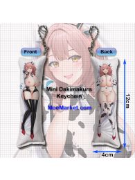 Azur Lane Cowpens Mini Dakimakura Keychain Phone Strap
