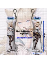 Arknights Endfield Perlica Mini Dakimakura Keychain Phone Strap