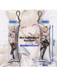 Arknights Endfield Perlica Mini Dakimakura Keychain Phone Strap