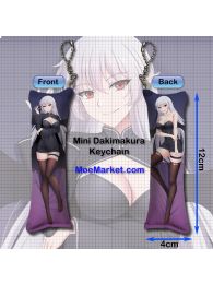 Solo Max-Level Newbie Alice Von Ataraxia Mini Dakimakura Keychain Phone Strap