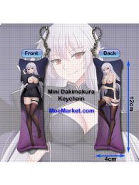 Solo Max-Level Newbie Alice Von Ataraxia Mini Dakimakura Keychain Phone Strap