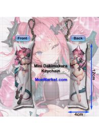 Arknights Endfield Yvonne Mini Dakimakura Keychain Phone Strap