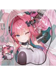 Arknights Endfield Yvonne 3D Wrist Rest Oppai Mouse Pad
