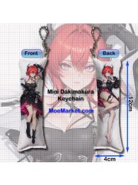 Arknights Endfield Laevatain Mini Dakimakura Keychain Phone Strap