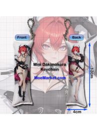Arknights Endfield Laevatain Mini Dakimakura Keychain Phone Strap