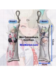 Zenless Zone Zero Sunna Mini Dakimakura Keychain Phone Strap