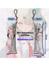 Zenless Zone Zero Sunna Mini Dakimakura Keychain Phone Strap