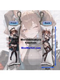 Arknights Endfield Gilberta Mini Dakimakura Keychain Phone Strap