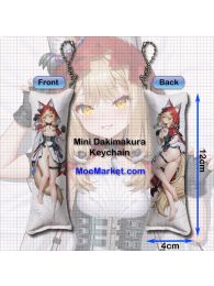 Arknights Endfield Rossi Mini Dakimakura Keychain Phone Strap