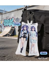 Blue Archive Hayase Yuuka Mini Dakimakura Keychain Phone Strap