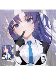 Blue Archive Hayase Yuuka 3D Wrist Rest Oppai Mouse Pad