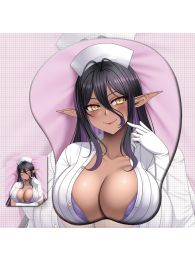 Yandere Dark Elf Mariabell 3D Wrist Rest Oppai Mouse Pad