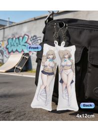 Blue Archive Akane Mini Dakimakura Keychain Phone Strap