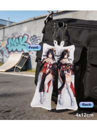 Neverness to Everness Hotori Mini Dakimakura Keychain Phone Strap