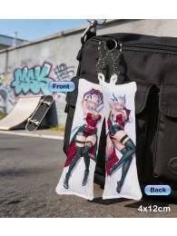 Arknights Endfield Mi Fu Mini Dakimakura Keychain Phone Strap