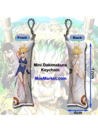 Dr. Stone Kohaku Mini Dakimakura Keychain Phone Strap
