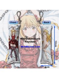 Darwin's Game Karino Shuka Mini Dakimakura Keychain Phone Strap