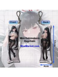 Blue Archive Tsukatsuki Rio Mini Dakimakura Keychain Phone Strap