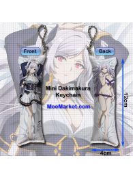 The Eminence In Shadow Alexia Midgard Mini Dakimakura Keychain Phone Strap