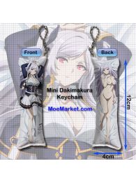 The Eminence In Shadow Alexia Midgard Mini Dakimakura Keychain Phone Strap