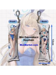 Blue Archive Ichinose Asuna Mini Dakimakura Keychain Phone Strap Blue Archive Ichinose Asuna Mini Dakimakura Keychain Phone Strap