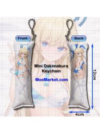 Blue Archive Ichinose Asuna Mini Dakimakura Keychain Phone Strap