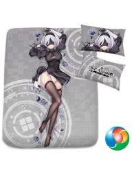 NieR: Automata - 2B Anime Bed Sheet or Duvet Cover