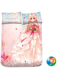 Shamoe Wedding Dress Anime Bed Sheet or Duvet Cover