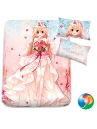 Shamoe Wedding Dress Anime Bed Sheet or Duvet Cover