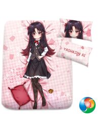 The Ryuo's Work is Never Done! Ai Yashajin Anime Sheet or Duvet Cover Bedding Set