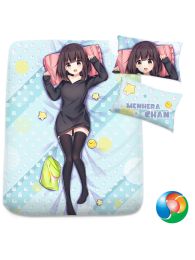 Menhera-chan Anime Bed Sheet or Duvet Cover