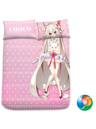 Last Period Choco Anime Bed Sheet or Duvet Cover