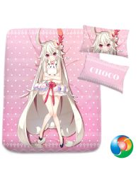 Last Period Choco Anime Bed Sheet or Duvet Cover