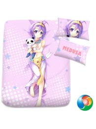 Jashin-chan Dropkick Medusa Anime Bed Sheet or Duvet Cover