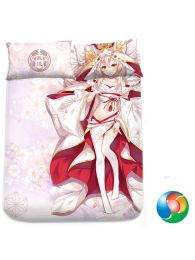 Azur Lane Ayanami Kai Wedding Skin Anime Bed Sheet or Duvet Cover