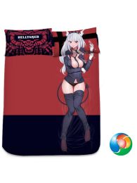 Helltaker Lucifer Anime Bed Sheet or Duvet Cover