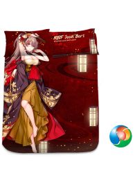 Azur Lane MNF Jean Bart Anime Bed Sheet or Duvet Cover