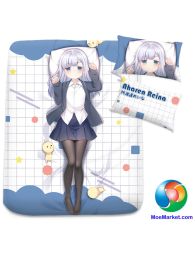 Aharen-san wa Hakarenai Reina Aharen Anime Bed Sheet or Duvet Cover