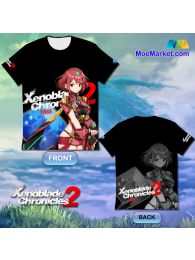 Xenoblade Chronicles 2 Pyra Double Sided Full Graphic T-Shirt