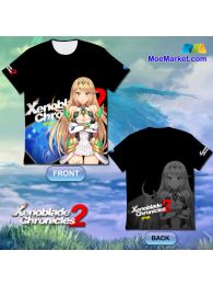 Xenoblade Chronicles 2 Mythra Double Sided Full Graphic T-Shirt