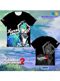 Xenoblade Chronicles 2 Pneuma Double Sided Full Graphic T-Shirt