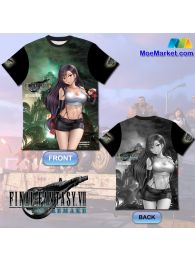 Final Fantasy VII Remake Tifa Lockhart Double Sided Full Graphic T-Shirt