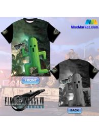 Final Fantasy Cactuar Double Sided Full Graphic T-Shirt