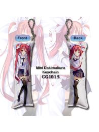 Date A Live Itsuka Kotori Mini Dakimakura Keychain Phone Strap