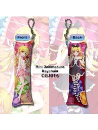 Nisemonogatari Oshino Shinobu Mini Dakimakura Keychain Phone Strap