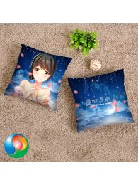 Tsuki ga Kirei Akane Mizuno Throw Pillow Cover